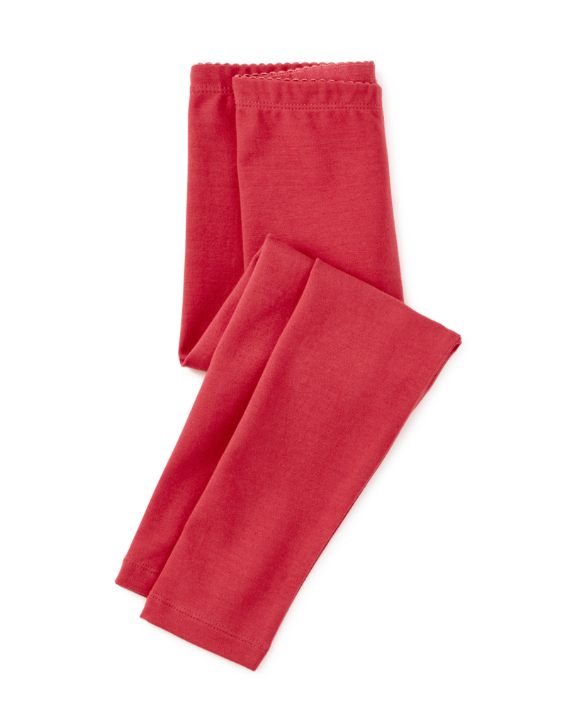 Tea Collection SOLID LEGGINGS RHUBARB