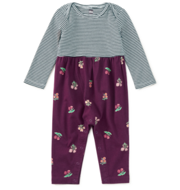 Tea Collection PRINT MIX BABY ROMPER MIDNIGHT POSY