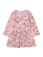 Tea Collection LONG SLEEVE POCKET DRESS ROSA CANINA