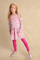 Tea Collection LONG SLEEVE POCKET DRESS ROSA CANINA
