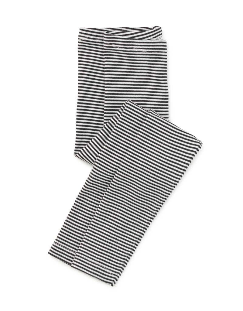 Tea Collection STRIPED LEGGINGS JET BLACK