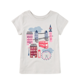 Tea Collection LONDON LANDMARKS GRAPHIC TEE DOVE
