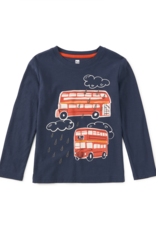 Tea Collection DOUBLE DECKER BUS GRAPHIC TEE INDIGO