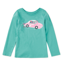Tea Collection BLOOMIN' CRUISER GRAPHIC TEE PATINA