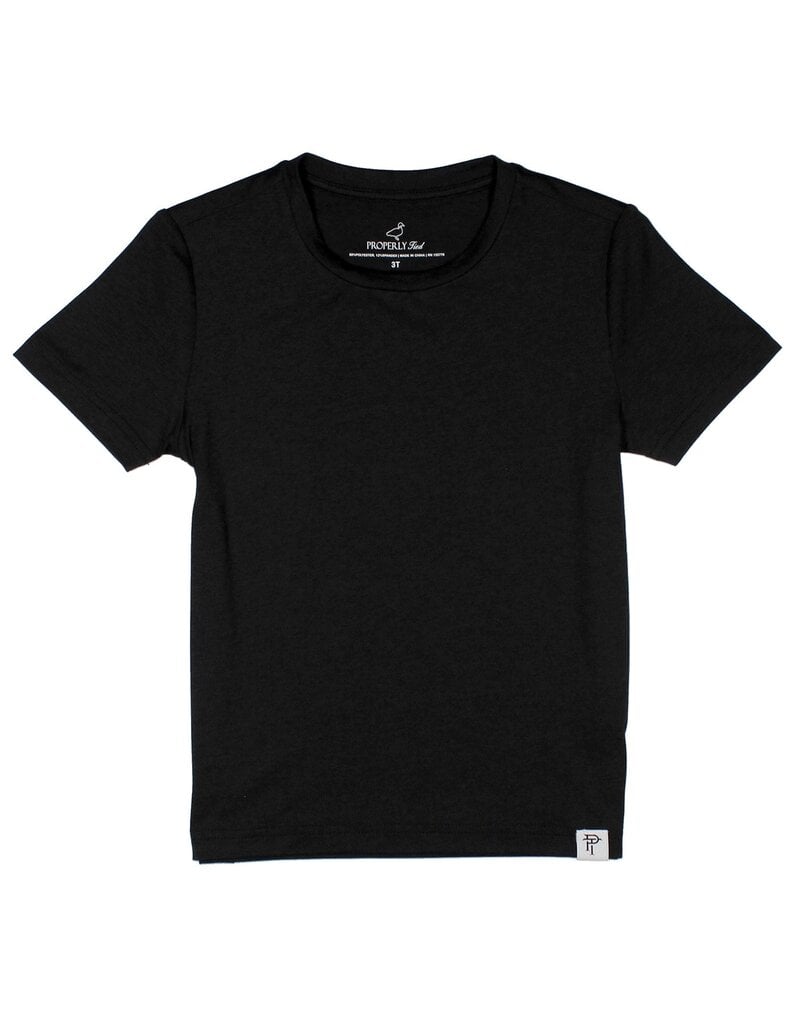 Properly Tied Boys Flow S/S Tee Onyx