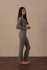 Rylee + Cru Inc. TEEN LONG SLEEVE KNIT TEE MIDNIGHT STRIPE