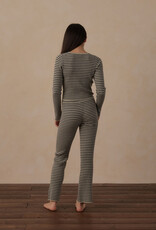 Rylee + Cru Inc. TEEN FLARE RIB KNIT PANT MIDNIGHT STRIPE