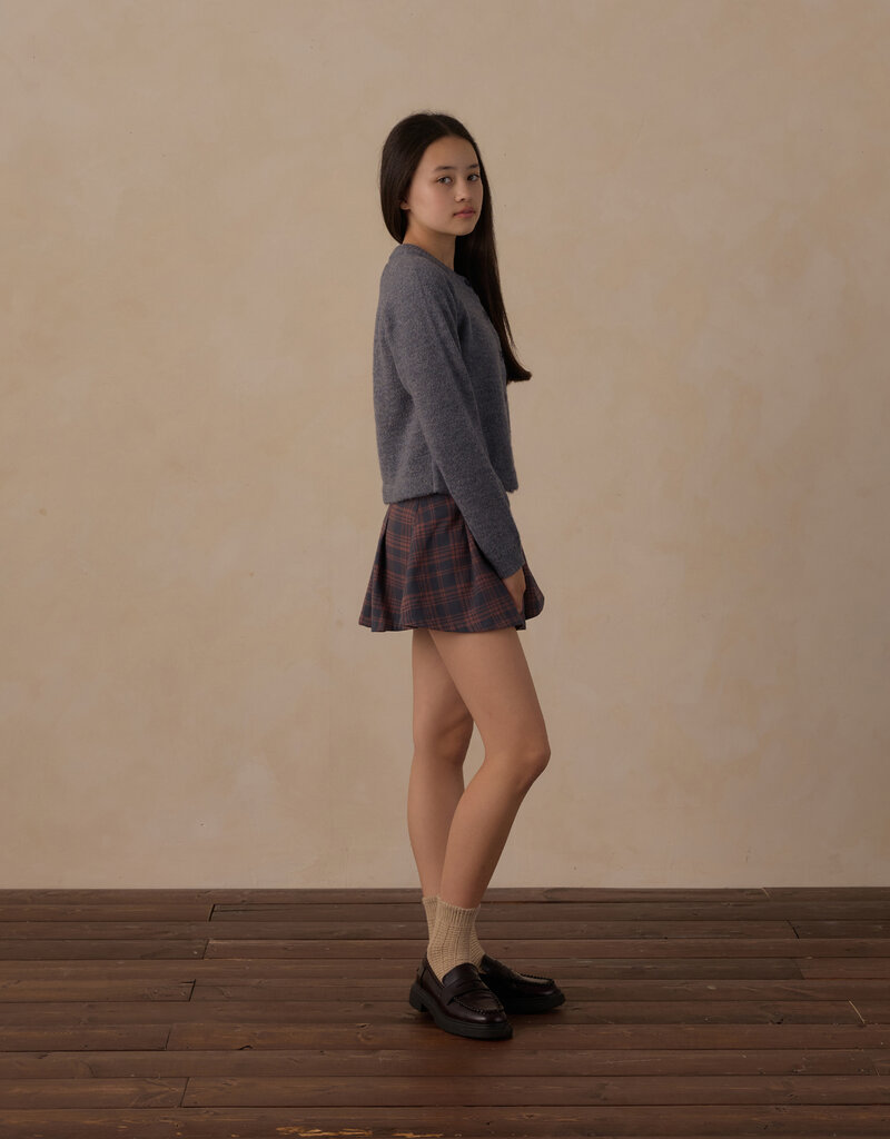 Rylee + Cru Inc. TEEN FUZZY CARDIGAN MIDNIGHT