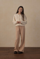 Rylee + Cru Inc. TEEN FUZZY CARDIGAN NATURAL