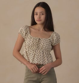 Rylee + Cru LLC TEEN RYLAN TOP VINTAGE FLEUR