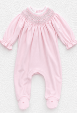 Magnolia Baby Junies Classic Bishop Footie Pink