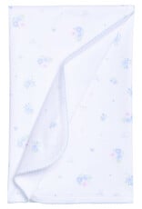 Little English Printed Blanket - Blue Bell Floral Blue Bell Floral