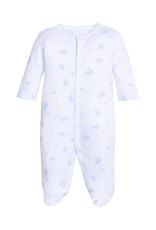 Little English Printed Footie - Blue Bell Floral