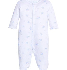 Little English Printed Footie - Blue Bell Floral