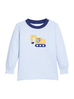 Little English Applique T-Shirt - Excavator