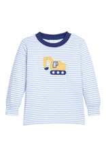 Little English Applique T-Shirt - Excavator