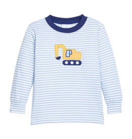 Little English Applique T-Shirt - Excavator