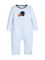 Little English Applique Romper - Football Helmet