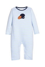 Little English Applique Romper - Football Helmet