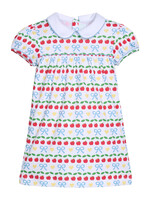 Little English SALE. Evelyn Dress Short Sleeve - Apples Days