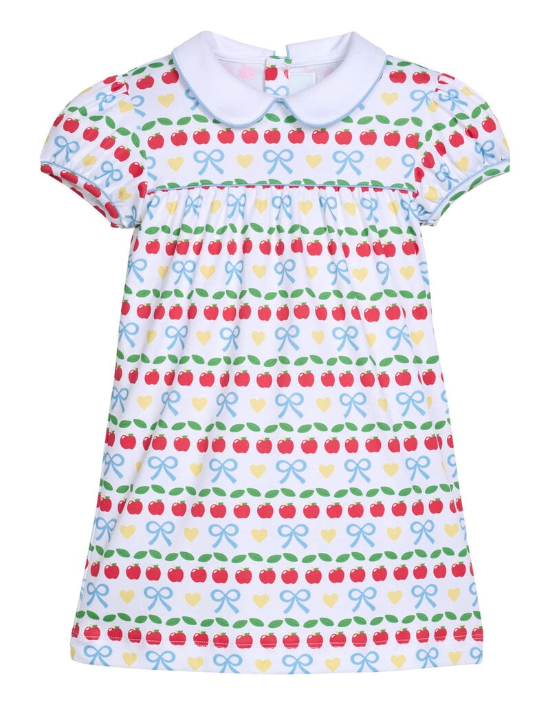 Little English Short Sleeve Evelyn Dress - Apples Days