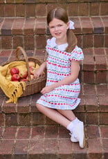 Little English Short Sleeve Evelyn Dress - Apples Days