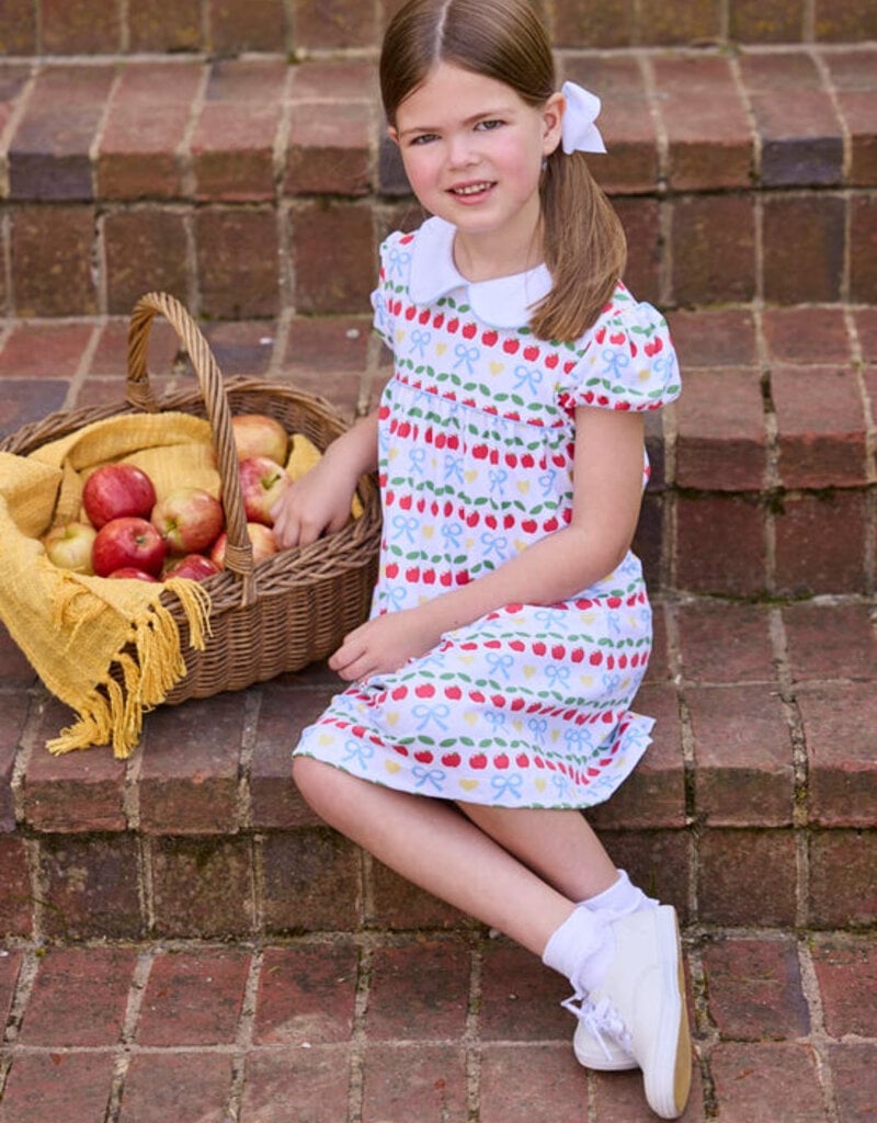Little English Short Sleeve Evelyn Dress - Apples Days
