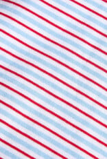 Little English Peter Pan Polo Romper - Primary Stripe