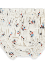 Viverano Juliet Smocked Floral Baby Dress Bloomer Set Organic