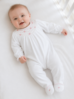 Magnolia Baby Poppy Classic Pink Bishop Footie