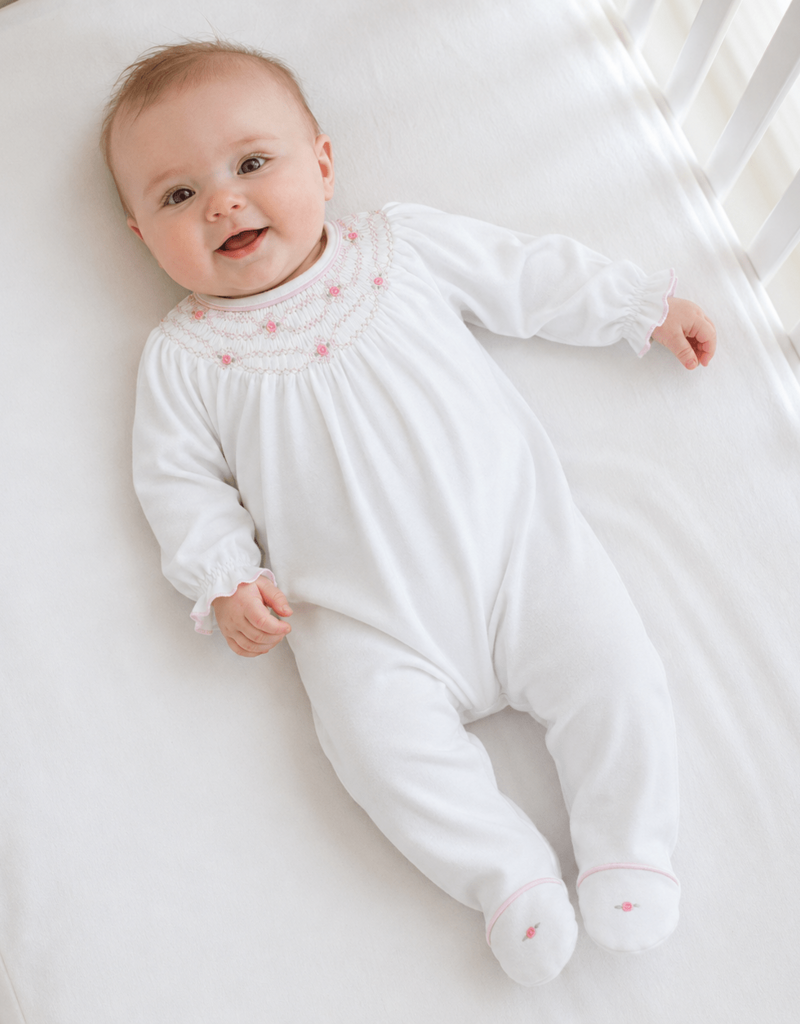 Magnolia Baby Poppy Classic Pink Bishop Footie