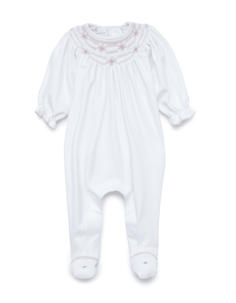 Magnolia Baby Poppy Classic Pink Bishop Footie
