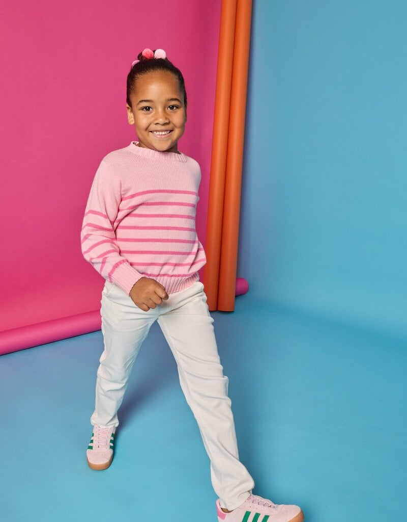 Bisby Striped Sweater - Pink