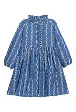Bisby Amelia Dress - Chamonix Chambray Embroidery