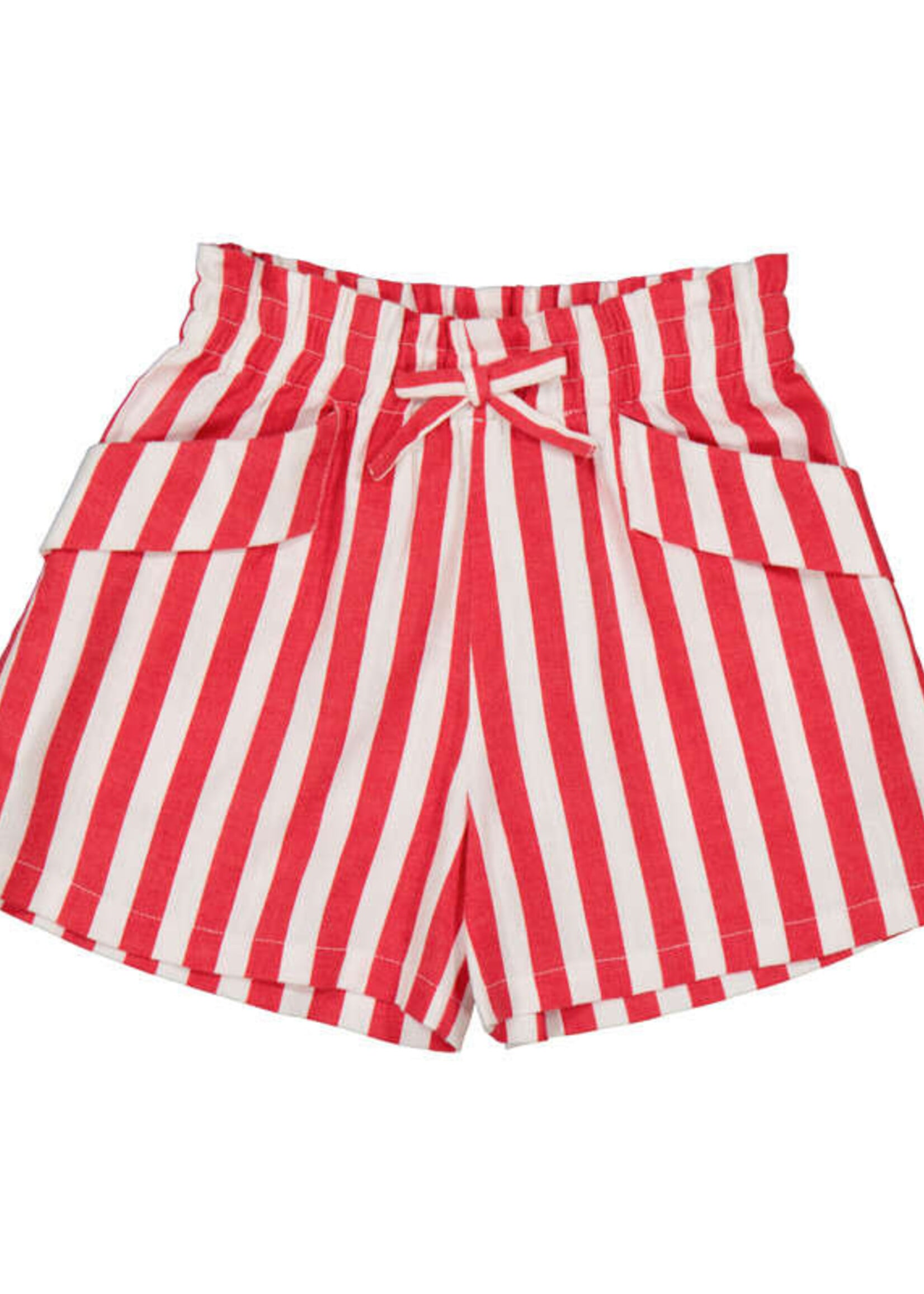 Mayoral Persimmon Stripe Shorts