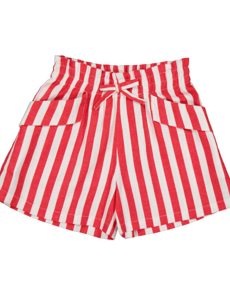 Mayoral Persimmon Stripe Shorts