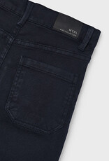 Mayoral Blue Black Relaxed Fit Denim Pants