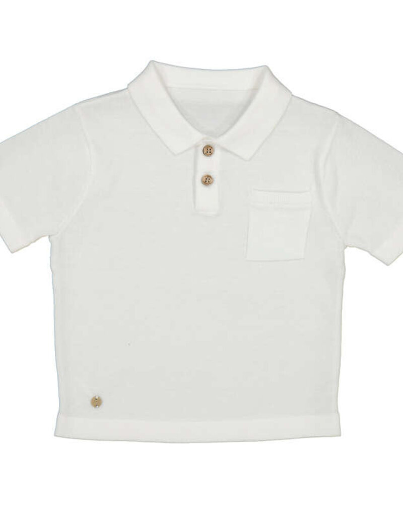 Mayoral Baby Boy S/S Polo Cream