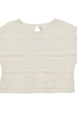 Mayoral Crochet Top Cream