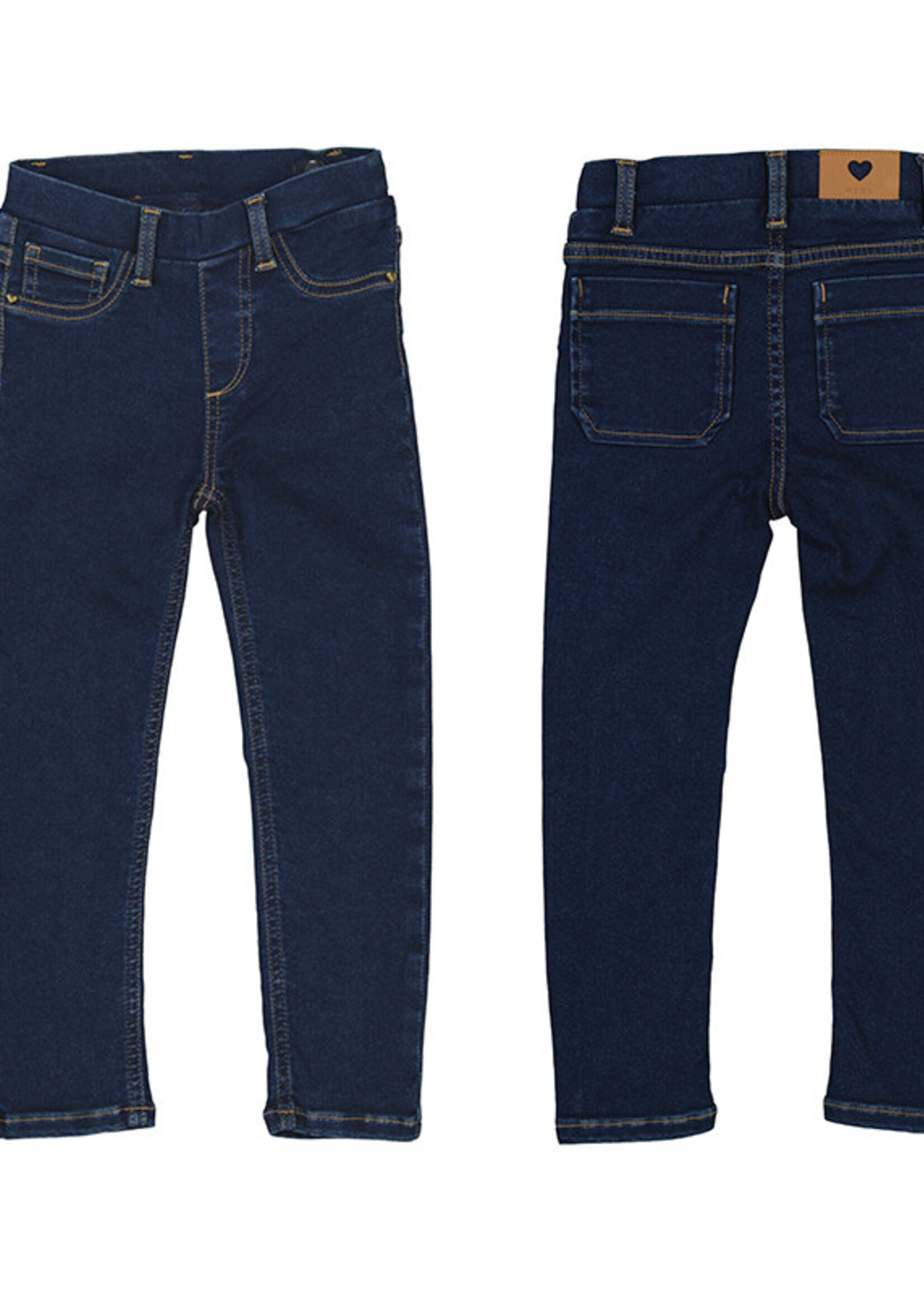 Mayoral Girls Denim Pants Super Dark