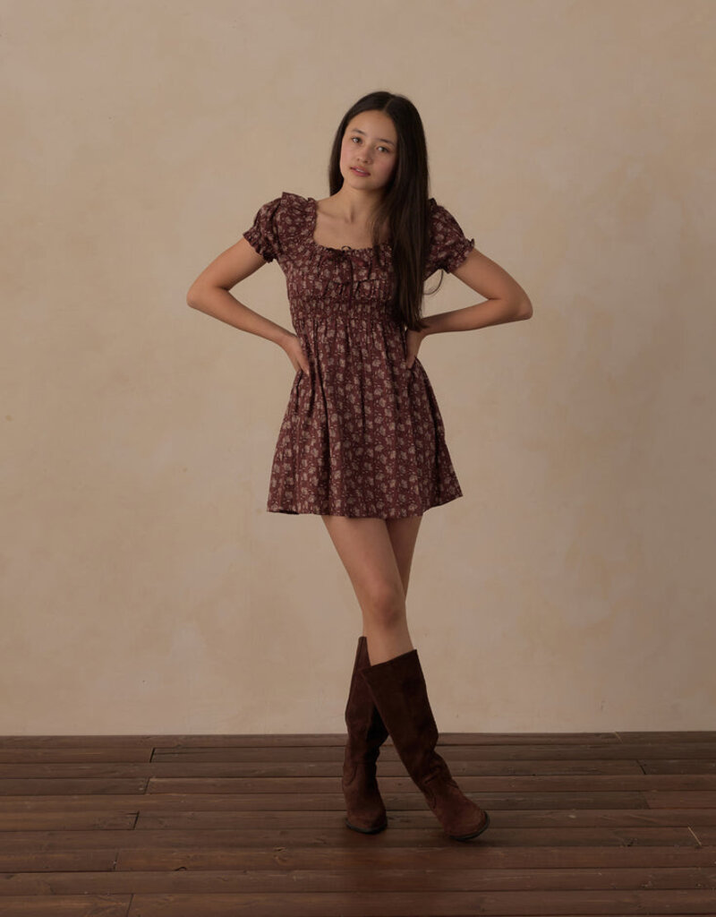 Rylee + Cru LLC TEEN DILLON DRESS MULBERRY IRIS
