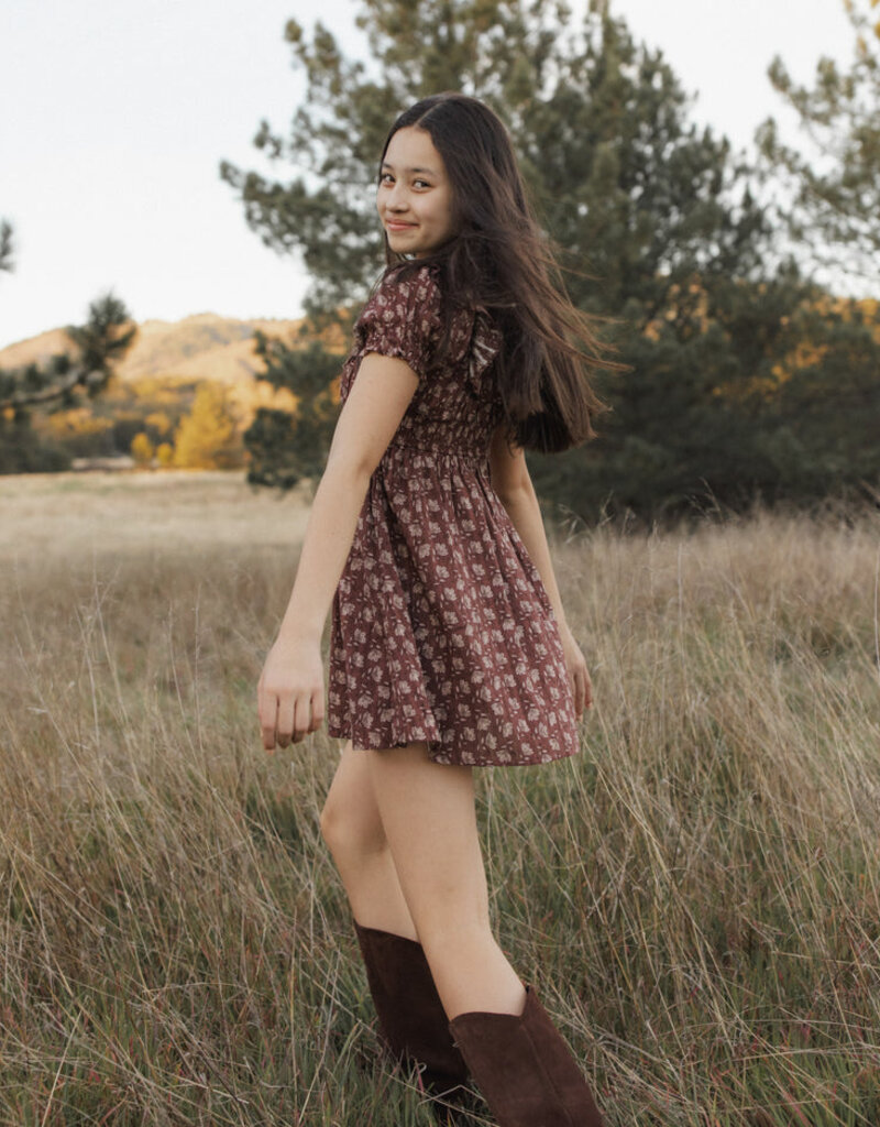 Rylee + Cru LLC TEEN DILLON DRESS MULBERRY IRIS