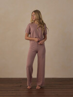 Rylee + Cru LLC TEEN KNIT WIDE LEG PANT ROSEWOOD