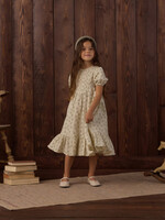 Rylee + Cru LLC LYDIA DRESS GREEN IRIS NATURAL