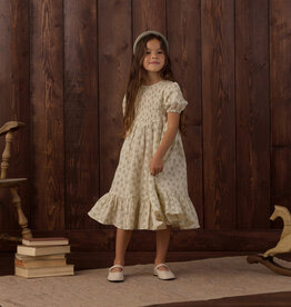 Rylee + Cru LLC LYDIA DRESS GREEN IRIS NATURAL