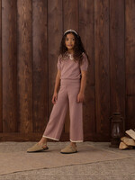 Rylee + Cru LLC POINTELLE KNIT PANT ROSEWOOD
