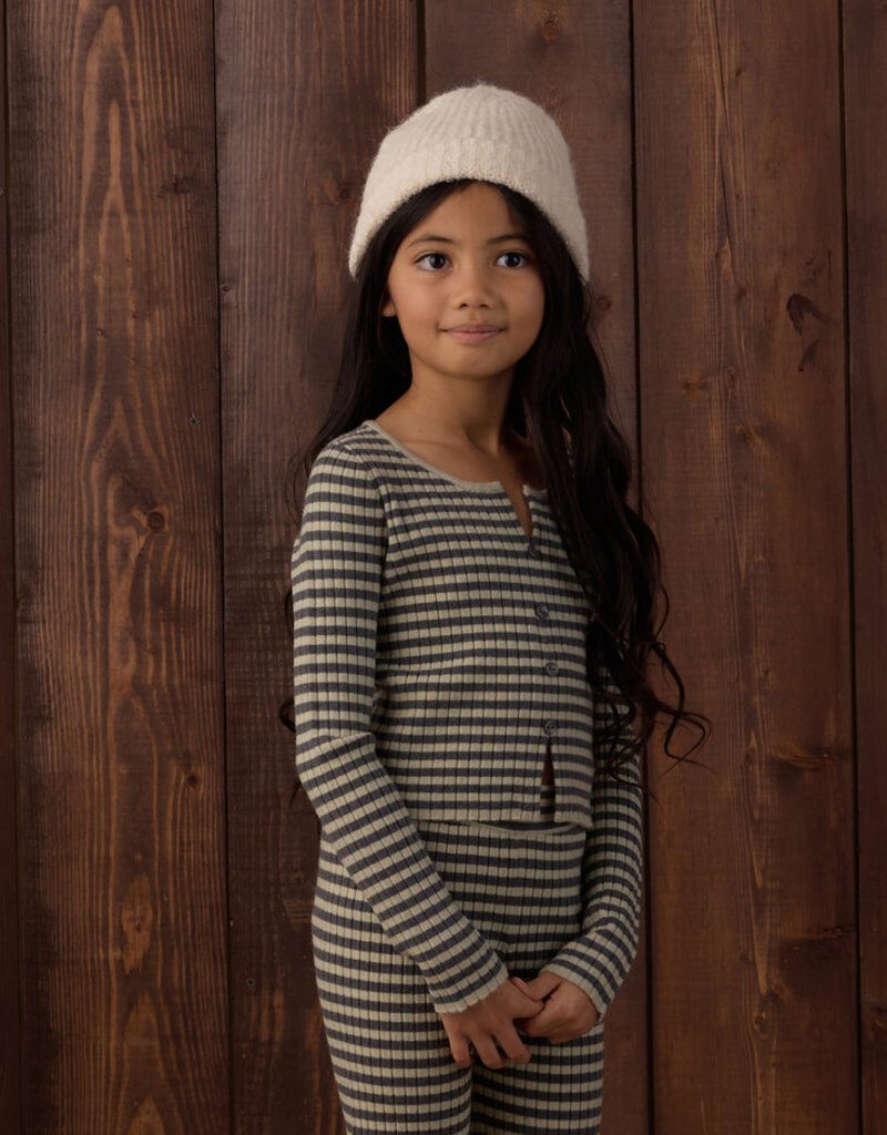 Rylee + Cru LLC LONG SLEEVE KNIT TEE MIDNIGHT STRIPE