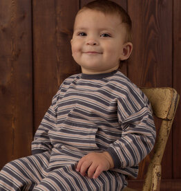 Rylee + Cru LLC RELAXED SET BLUE STRIPE