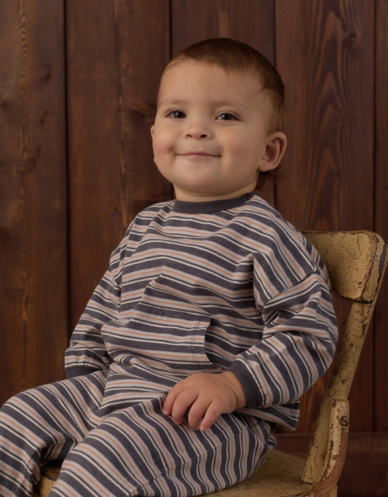 Rylee + Cru LLC RELAXED SET BLUE STRIPE