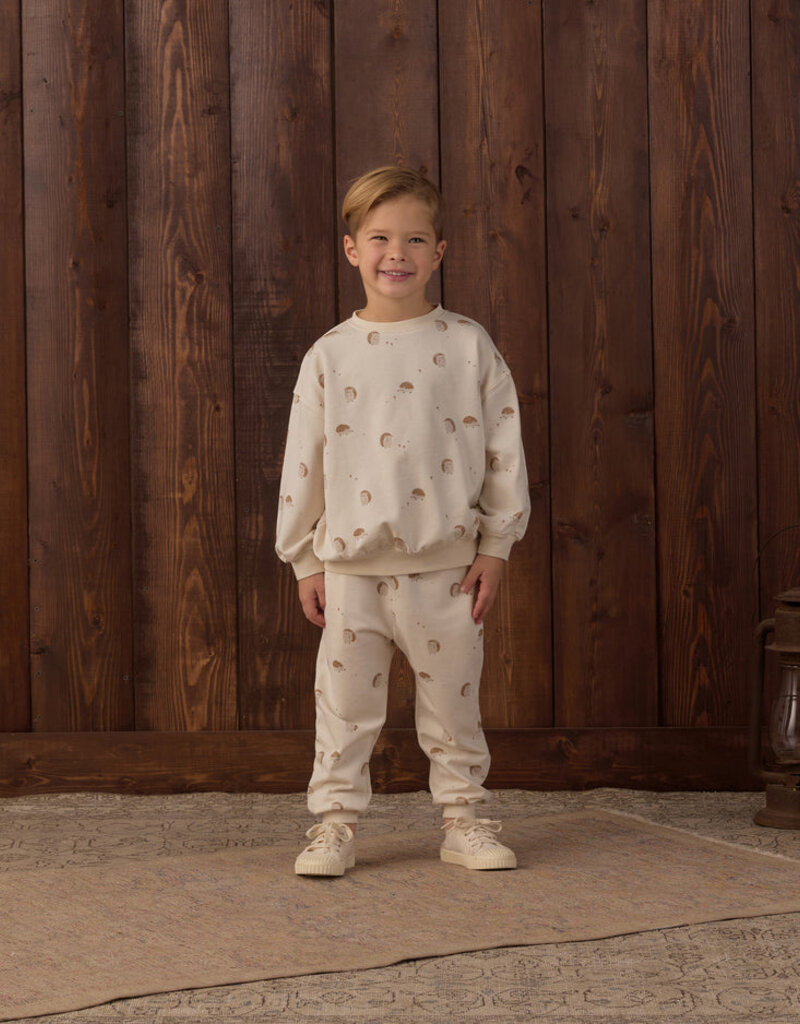 Rylee + Cru LLC RELAXED SWEATSHIRT HEDGEHOG